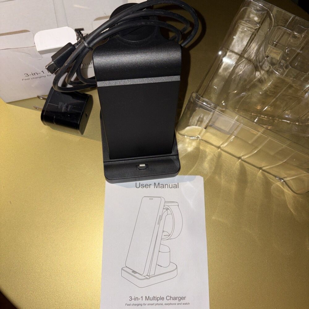 3 in 1 Multifunction charging station Only Firewire Type iPhone & Airpods iwatch